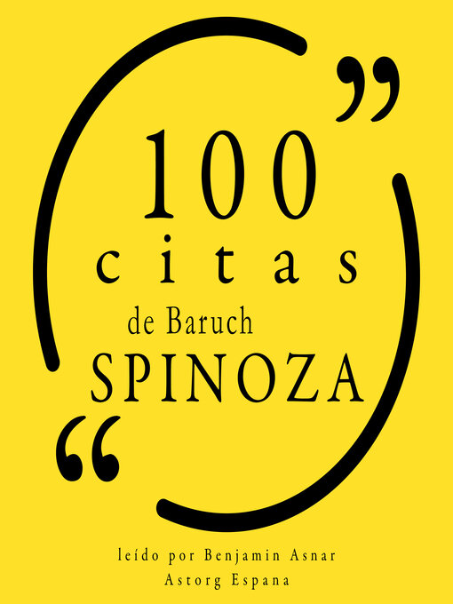 Title details for 100 citas de Baruch Spinoza by Baruch Spinoza - Available